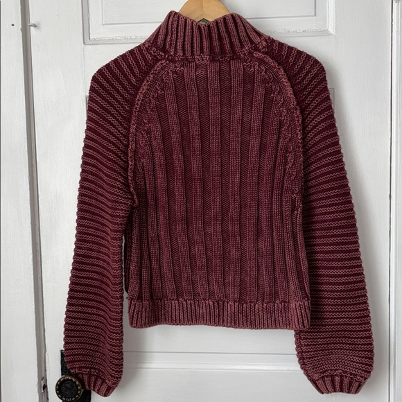 FREE PEOPLE MOCK NECK SWEETHEART SWEATER - Picture 6 of 9